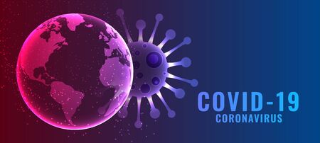 global coronavirus infection spread concept background designのイラスト素材
