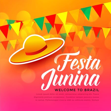 festa junina traditional festival backgroundのイラスト素材
