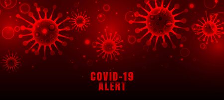coronavirus covid-19 pandemic outbreak red viruses backgroundのイラスト素材