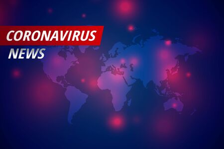 covid-19 coronavirus news latest concept with text spaceのイラスト素材