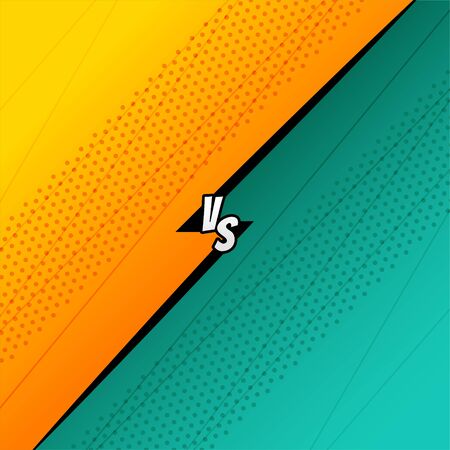 comic versus fight battle backgroundのイラスト素材