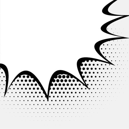 blank comic expression background designのイラスト素材
