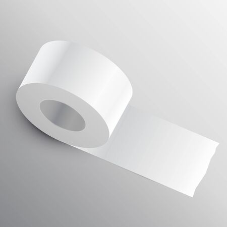 realtistic duct take adhesice mockup templateのイラスト素材