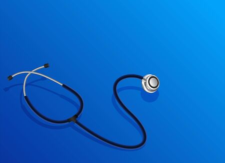 doctor stethoscope object design backgroundのイラスト素材