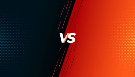 versus vs fight battle screen background designのイラスト素材