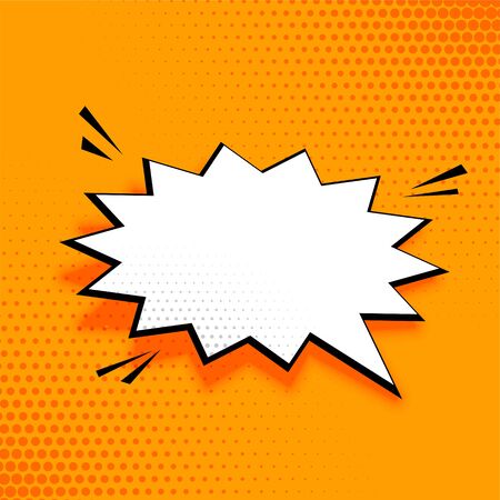 empty comic speech chat bubble backgroundのイラスト素材