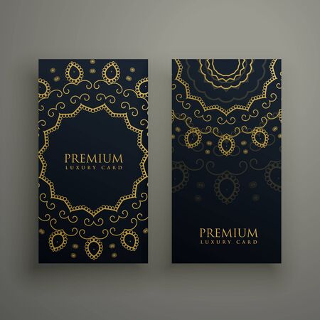 premium mandala decoration banners or card design vectorのイラスト素材