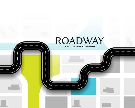 journey route road map concept background designのイラスト素材