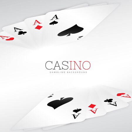 playing cards background designのイラスト素材