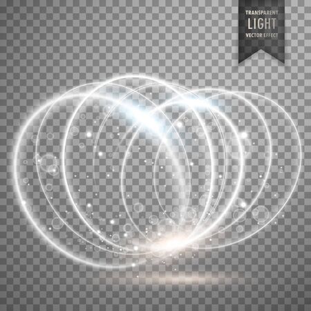 white light effect rings backgroundのイラスト素材
