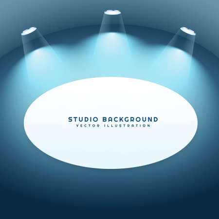 studio background with frameのイラスト素材