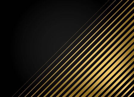 premium golden stripes vector backgroundのイラスト素材