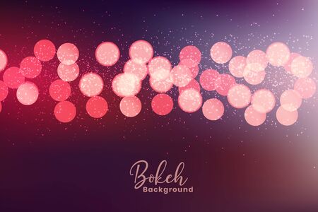 nice colors bokeh light effect background designのイラスト素材