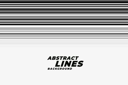 abstract speed motion lines in black and white backgorundのイラスト素材