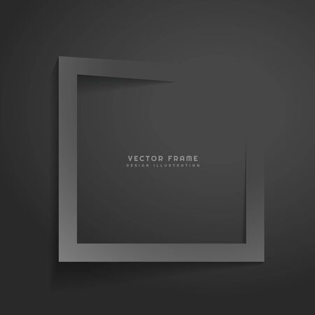 dark abstract frameのイラスト素材