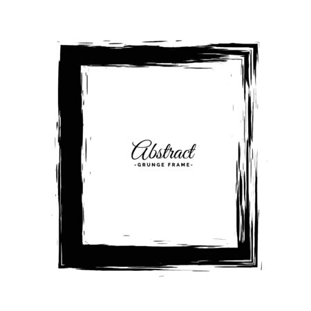 abstract grunge frame background designのイラスト素材