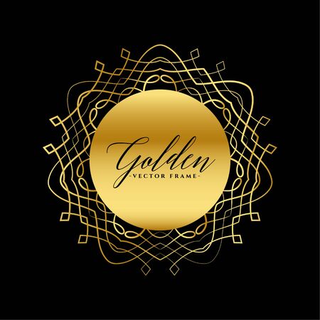 luxury frame design with text spaceのイラスト素材