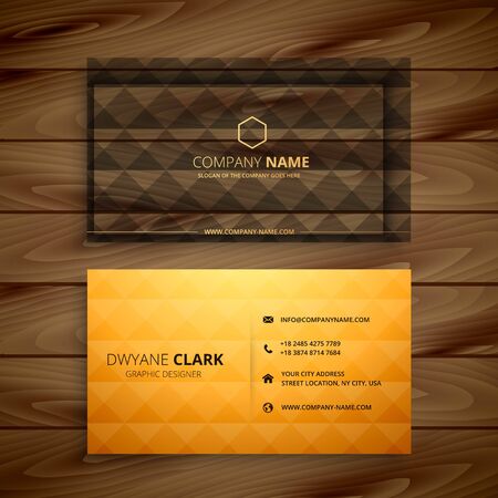 abstract modern business card illustration design template design illustrationのイラスト素材