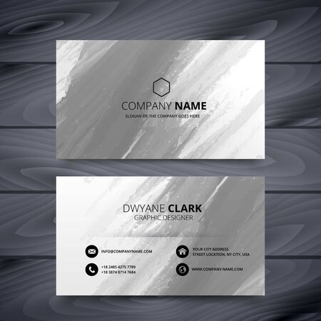 abstract modern business card illustration design template design illustrationのイラスト素材