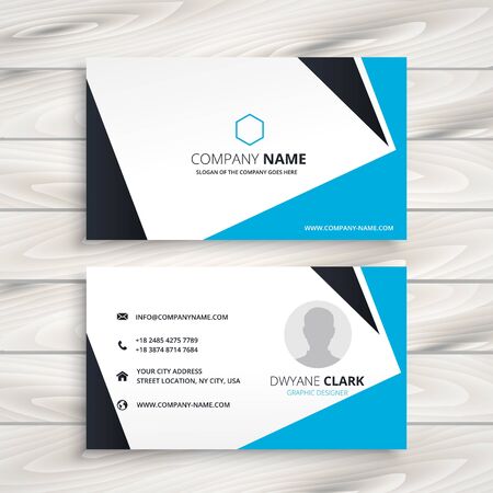 abstract modern business card illustration design template design illustrationのイラスト素材