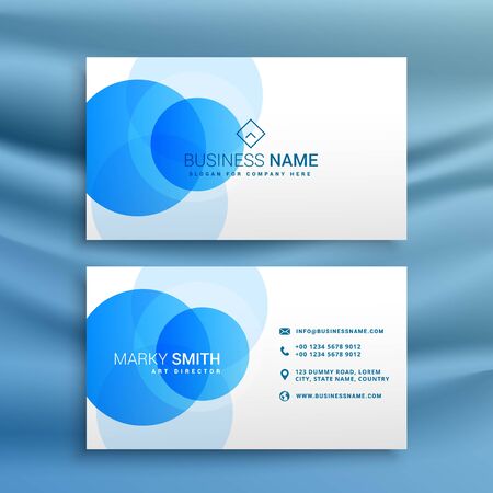 abstract modern business card illustration design template design illustrationのイラスト素材