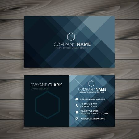 abstract modern business card illustration design template design illustrationのイラスト素材