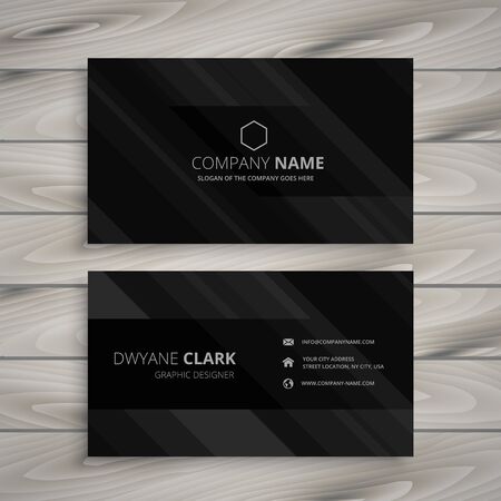 abstract modern business card illustration design template design illustrationのイラスト素材