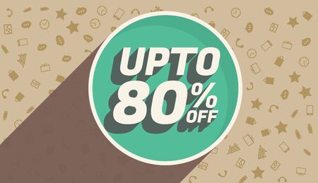 discount voucher design for marketing and promotionのイラスト素材