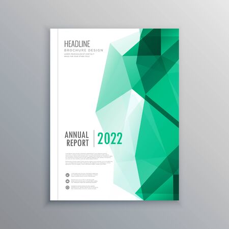 creative brochure flyer design with vibrant colors template design illustrationのイラスト素材