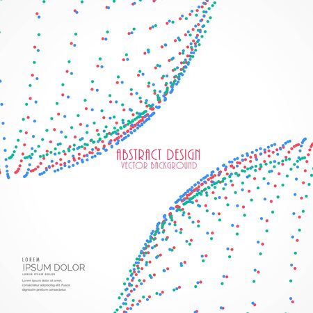 3d sphere made with dots in particle style backgroundのイラスト素材