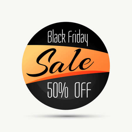 black friday sale and offer banner stylish designのイラスト素材