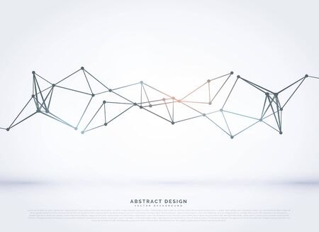 abstract polygonal mesh diagram design backgroundのイラスト素材