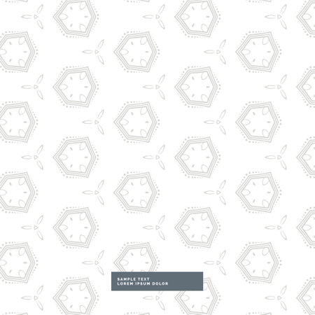 white background with gray geometric patternのイラスト素材