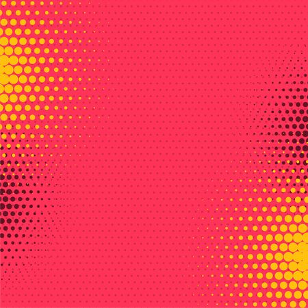 abstract comic style halftone backgroundのイラスト素材
