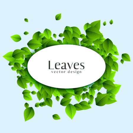 abstract leaves background with text spaceのイラスト素材