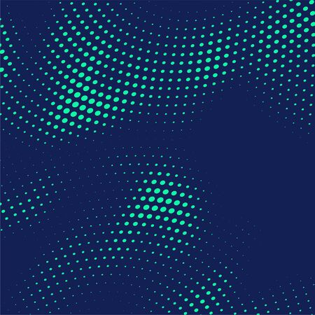 abstract blue halftone dots backgroundのイラスト素材