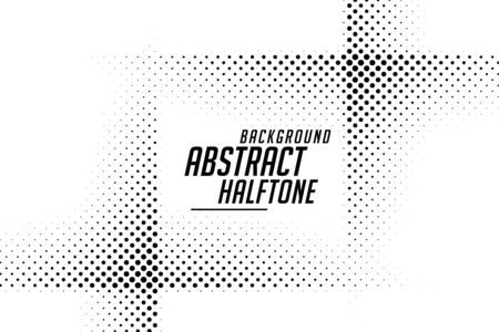 abstract line style halftone black and white backgroundのイラスト素材