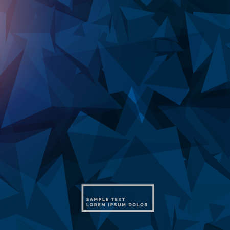 abstract blue background with polygon shapesのイラスト素材