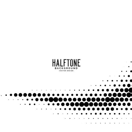 minimal wavy dots halftone backgroundのイラスト素材