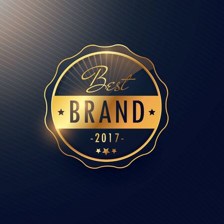 best brand golden badge and label vector designのイラスト素材