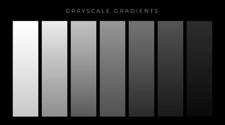 gray shades gradients set backgroundのイラスト素材