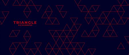 modern dark background with red triangle pattern design