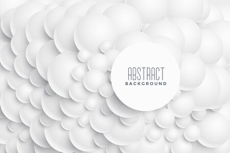 3d abstract circles background designのイラスト素材