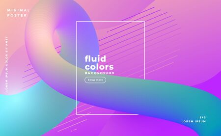 modern fluid color loop backgroundのイラスト素材