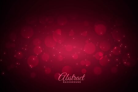 red bokeh background with sparklesのイラスト素材