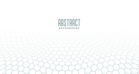 white hexagonal digital abstract background のイラスト素材