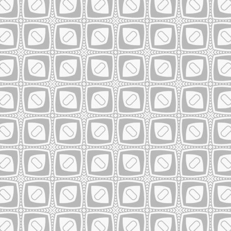 abstract seamless geometric shapes pattern background design illustrationのイラスト素材