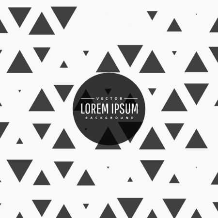 black triangles pattern on white background