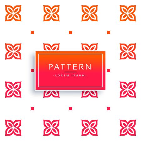 vibrant flower pattern vector backgroundのイラスト素材