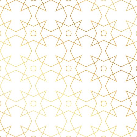 abstract golden geometric pattern backgroundのイラスト素材